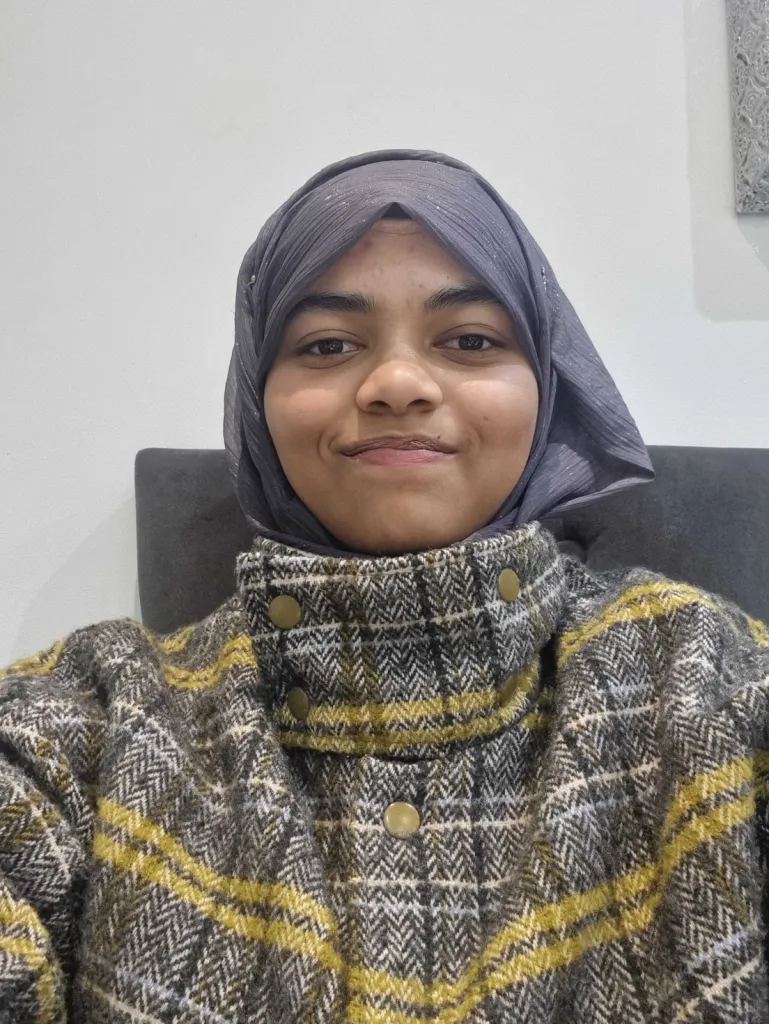 Bushra, build team member of KCLMS Volcanix